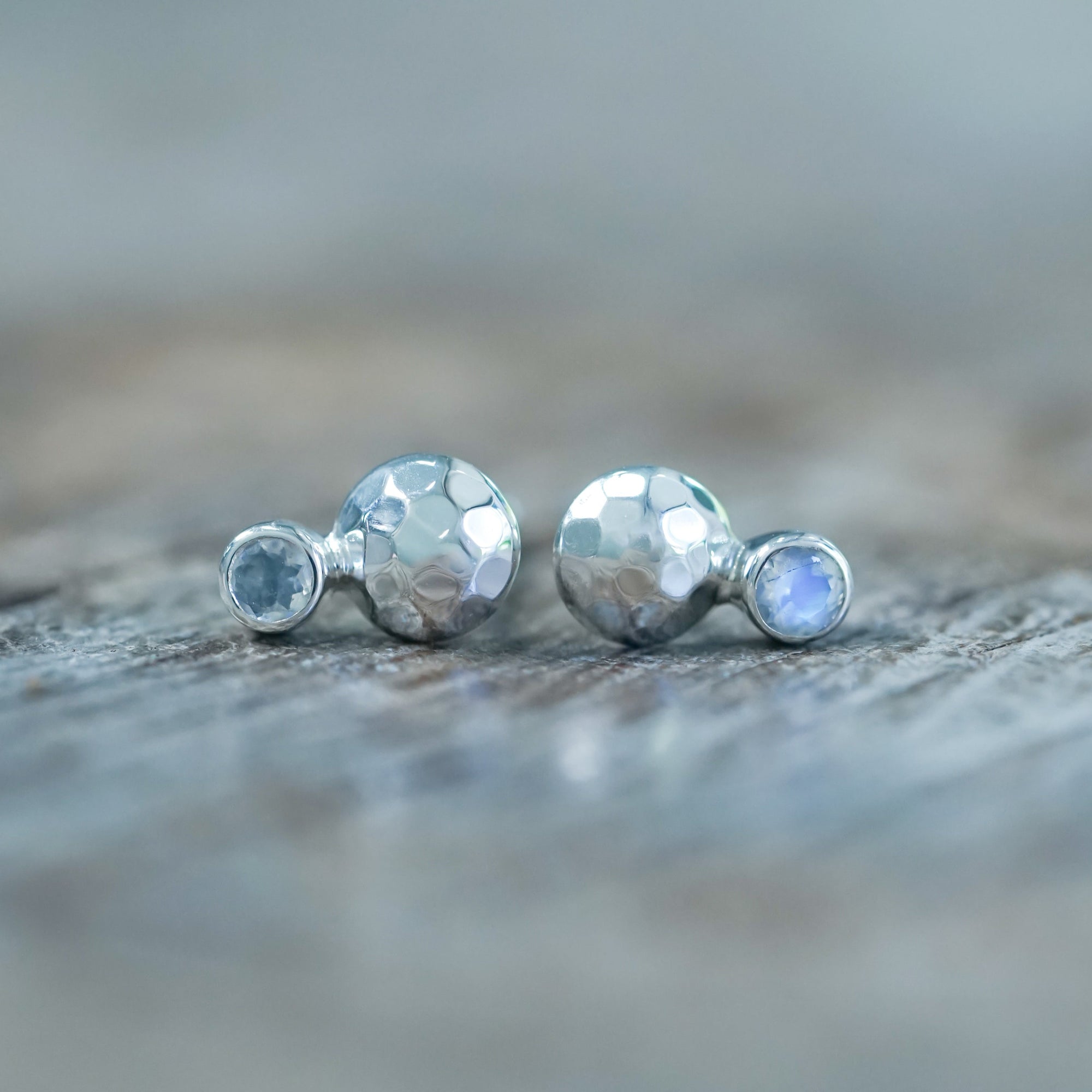 Faceted Rainbow Moonstone Earrings - Gardens of  the Sun | Ethical Jewelry