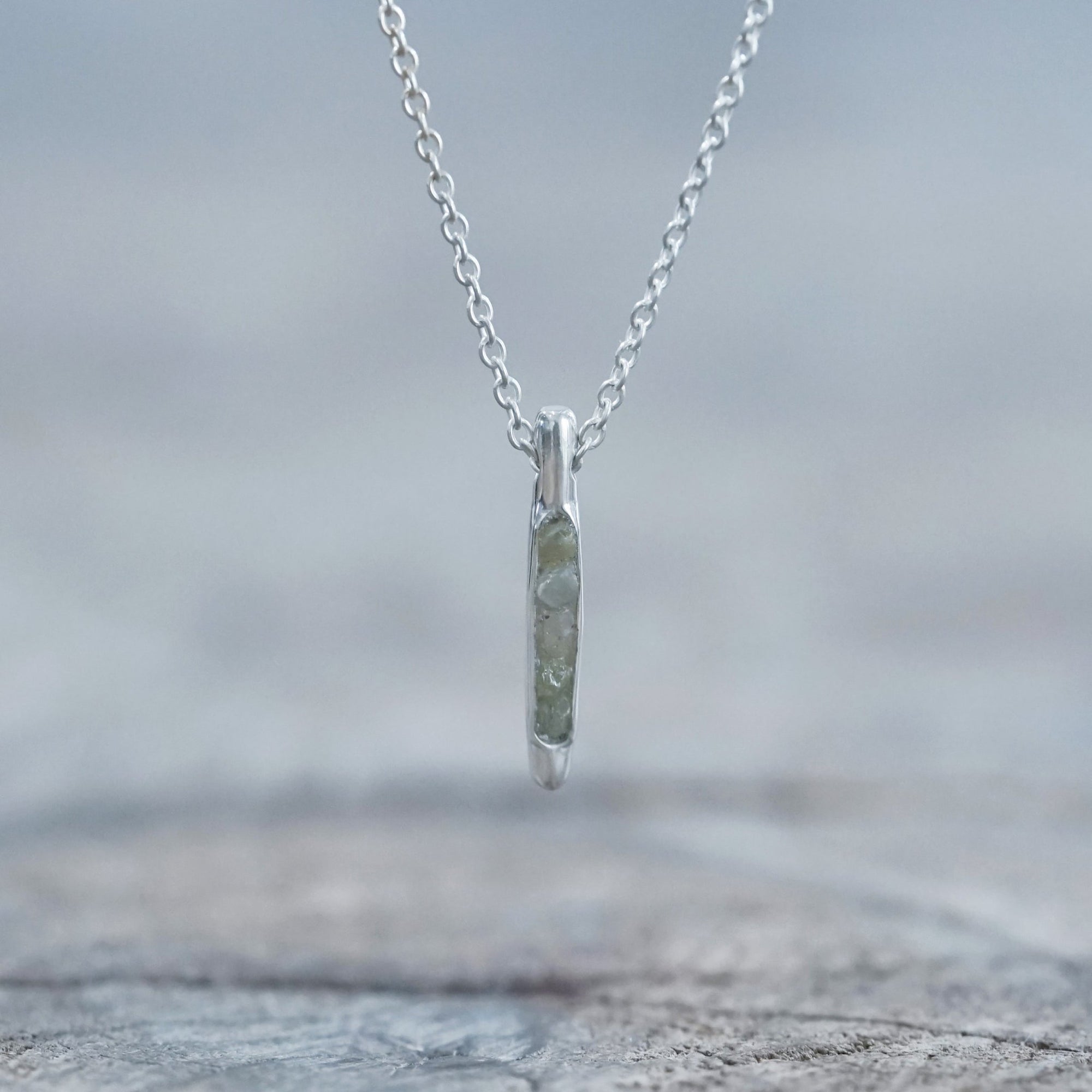 Montana Sapphire Necklace with Hidden Gems - Gardens of the Sun | Ethical Jewelry